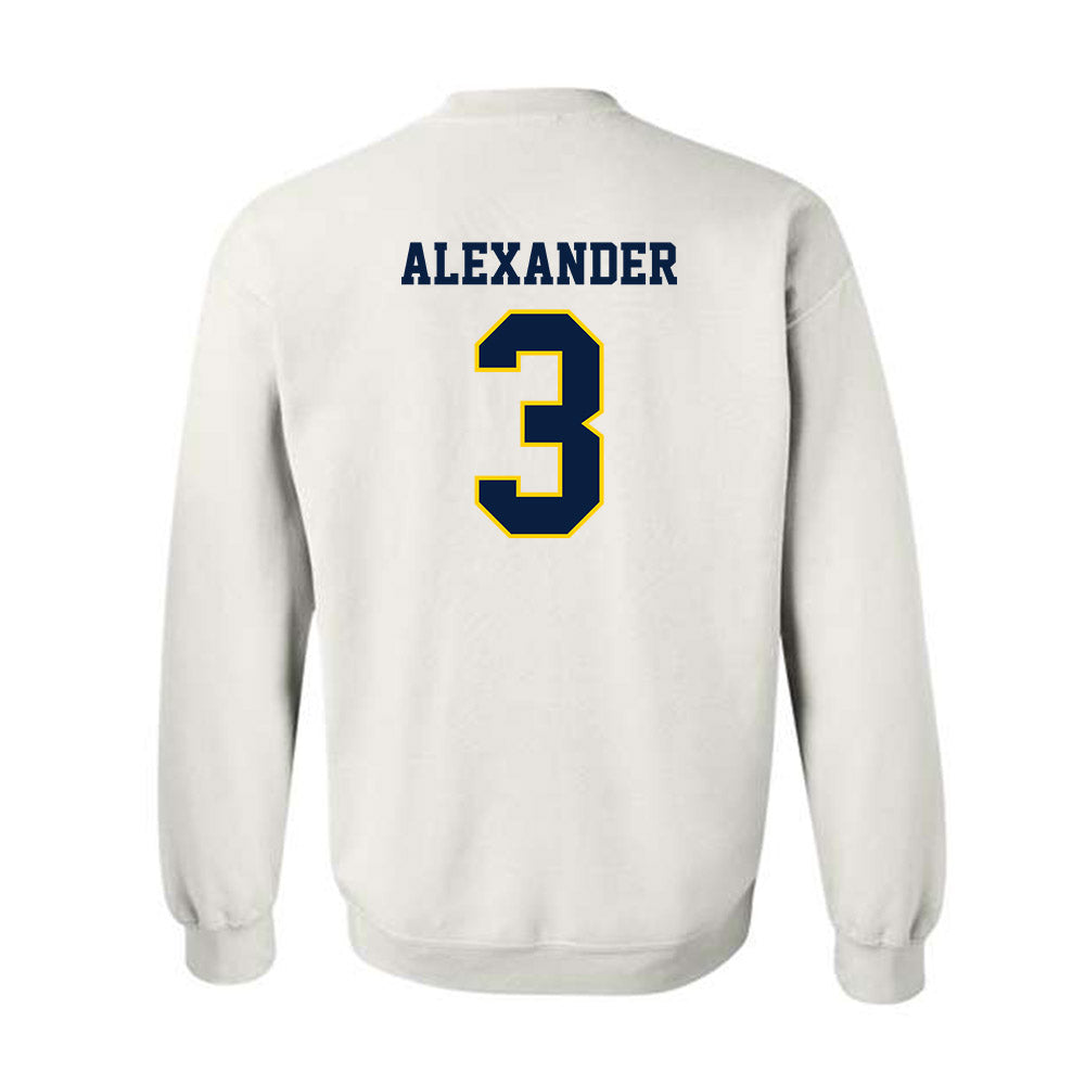 UCO - NCAA Baseball : Elijah Alexander - Classic Shersey Crewneck Sweatshirt-1
