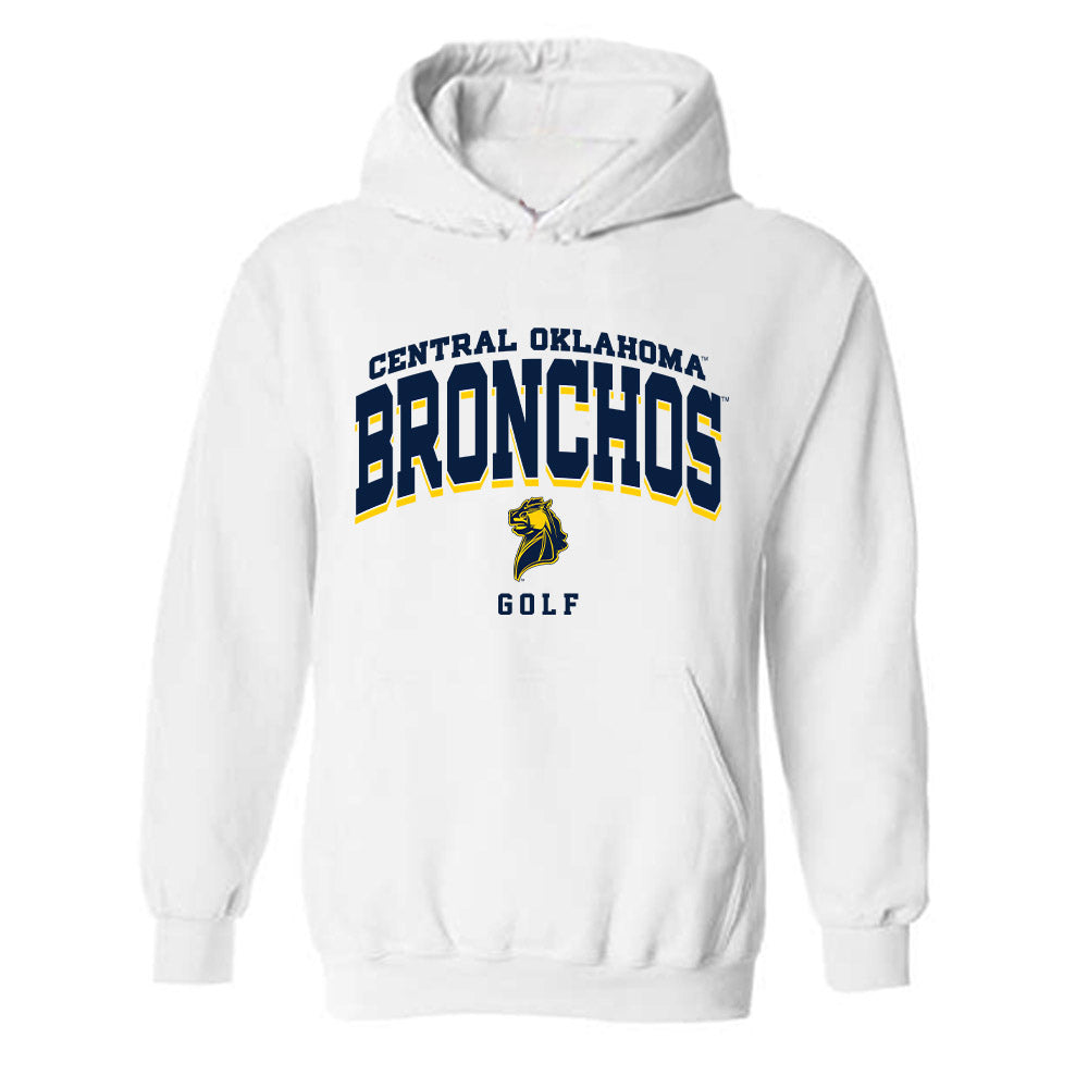 UCO - NCAA Men's Golf : Nick Canales - Classic Shersey Hooded Sweatshirt-0