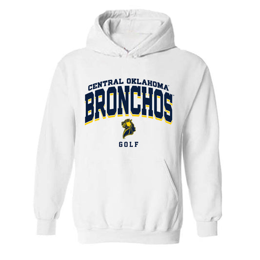UCO - NCAA Men's Golf : Nick Canales - Classic Shersey Hooded Sweatshirt-0