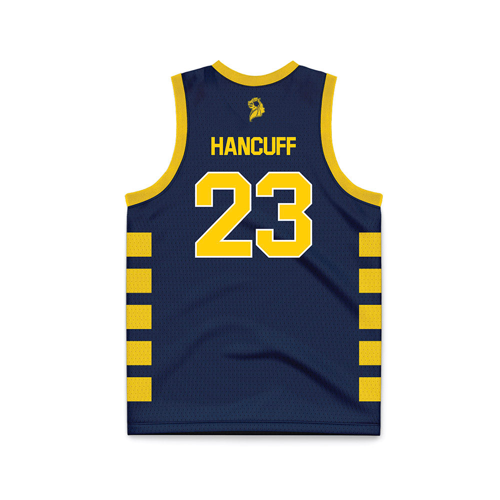UCO - NCAA Men's Basketball : Brady Hancuff - Blue Basketball Jersey-1