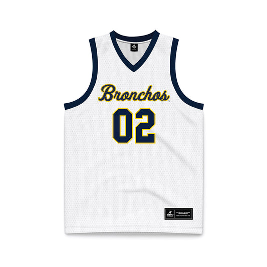 UCO - NCAA Women's Basketball : Jerney Bennett - White Basketball Jersey-0
