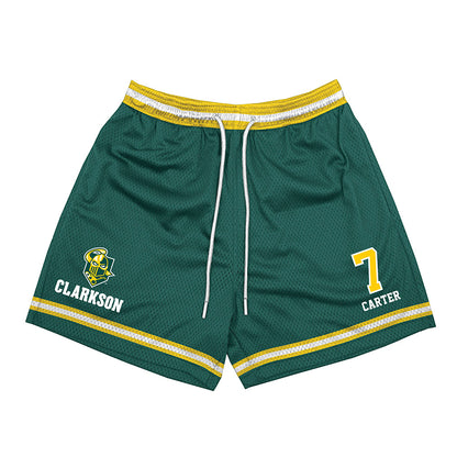 Clarkson - NCAA Women's Ice Hockey : Jaela Carter - Shorts-0