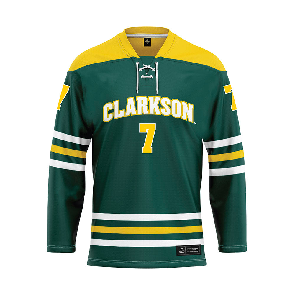 Clarkson - NCAA Women's Ice Hockey : Jaela Carter - Hockey Jersey-0
