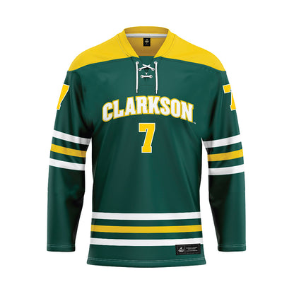 Clarkson - NCAA Women's Ice Hockey : Jaela Carter - Hockey Jersey-0