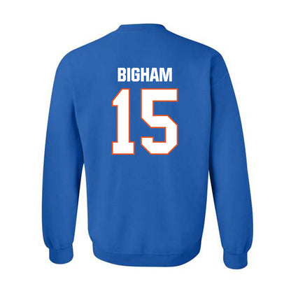 Virginia State - NCAA Men's Lacrosse : Andre Bigham - Classic Shersey Crewneck Sweatshirt-1