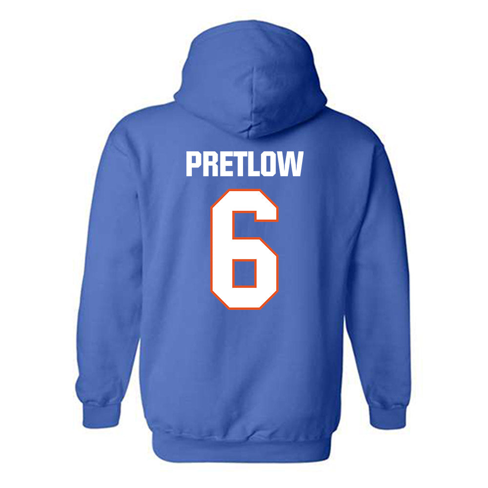 Virginia State - NCAA Football : Jaylen Pretlow - Classic Shersey Hooded Sweatshirt-1