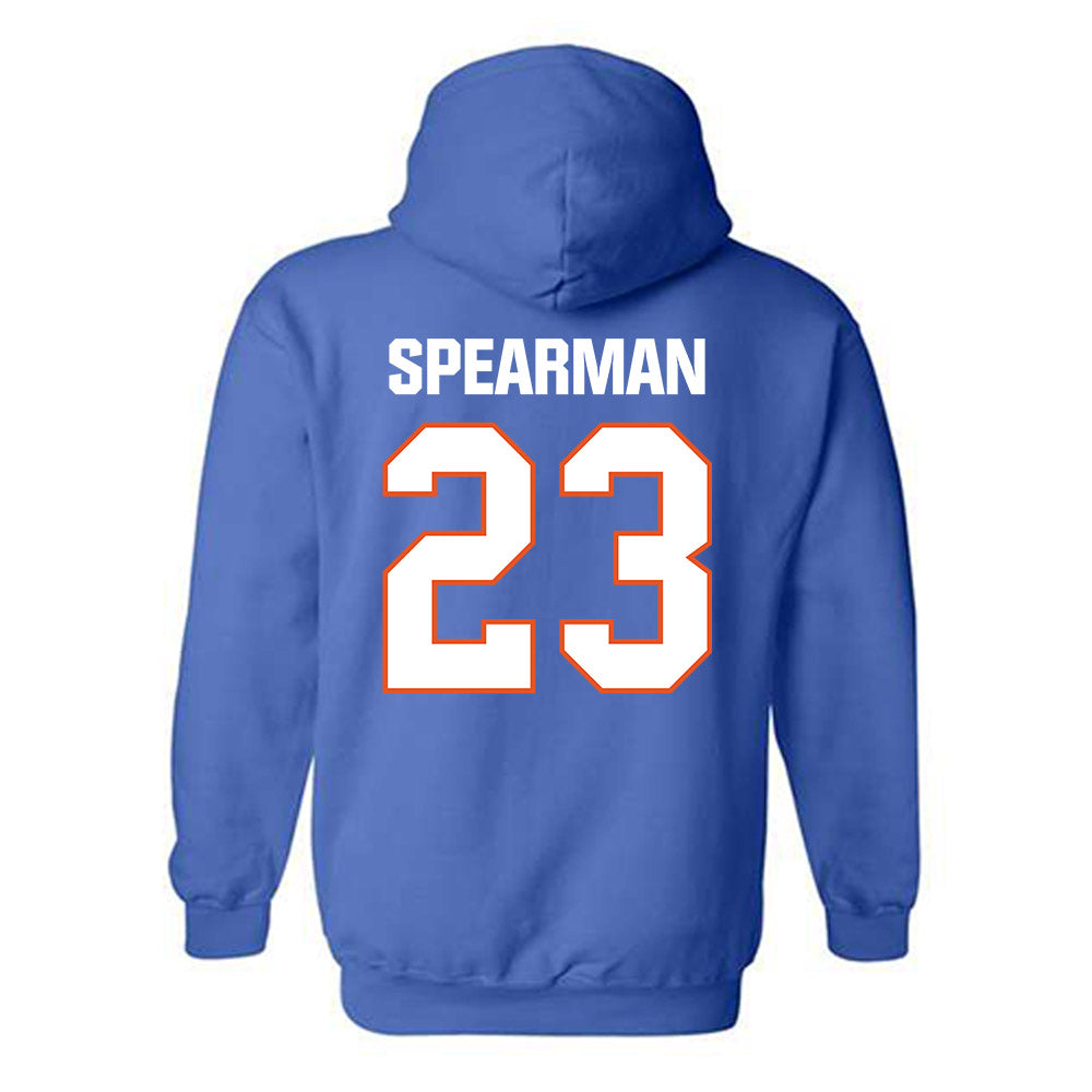 Virginia State - NCAA Women's Basketball : Kendahl Spearman - Classic Shersey Hooded Sweatshirt-1