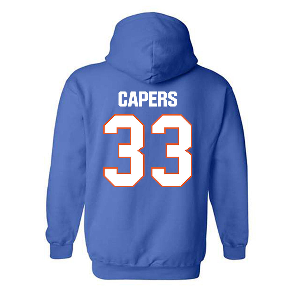 Virginia State - NCAA Football : Juelz Capers - Classic Shersey Hooded Sweatshirt-1