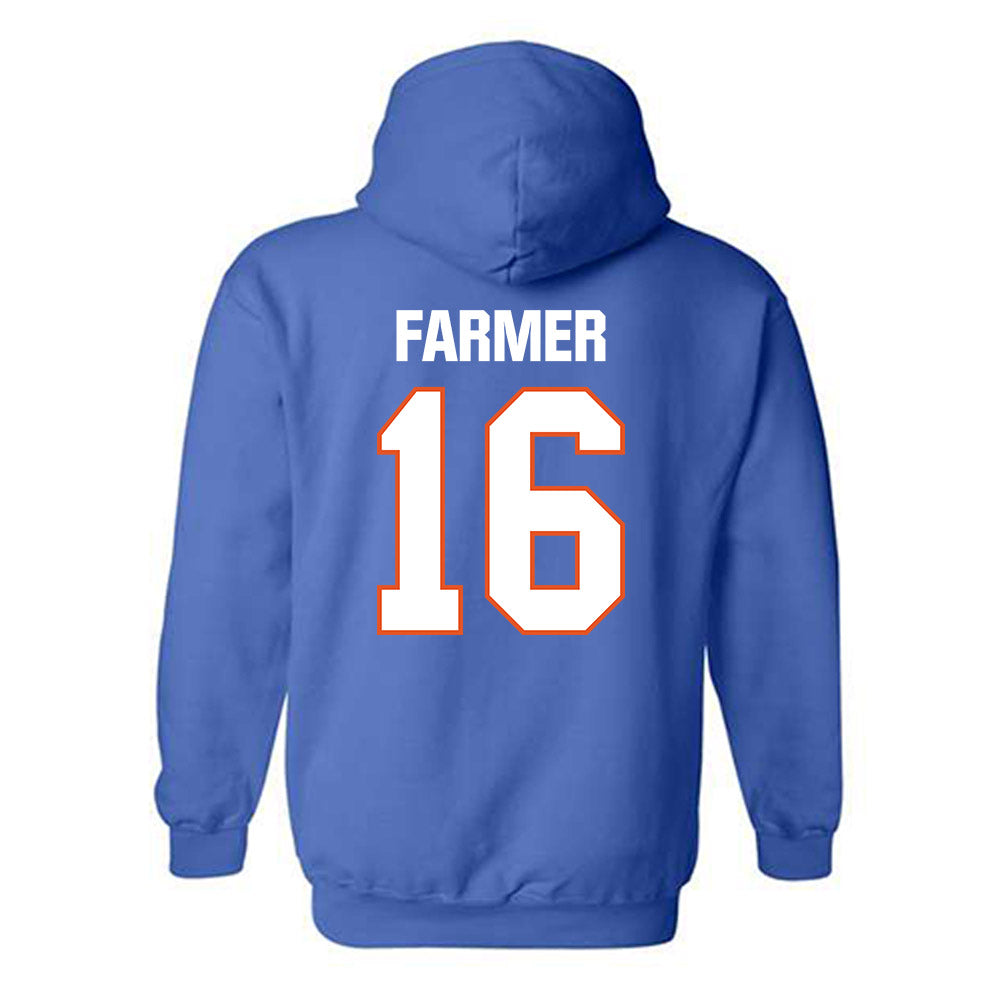 Virginia State - NCAA Men's Lacrosse : Christopher Farmer - Classic Shersey Hooded Sweatshirt-1