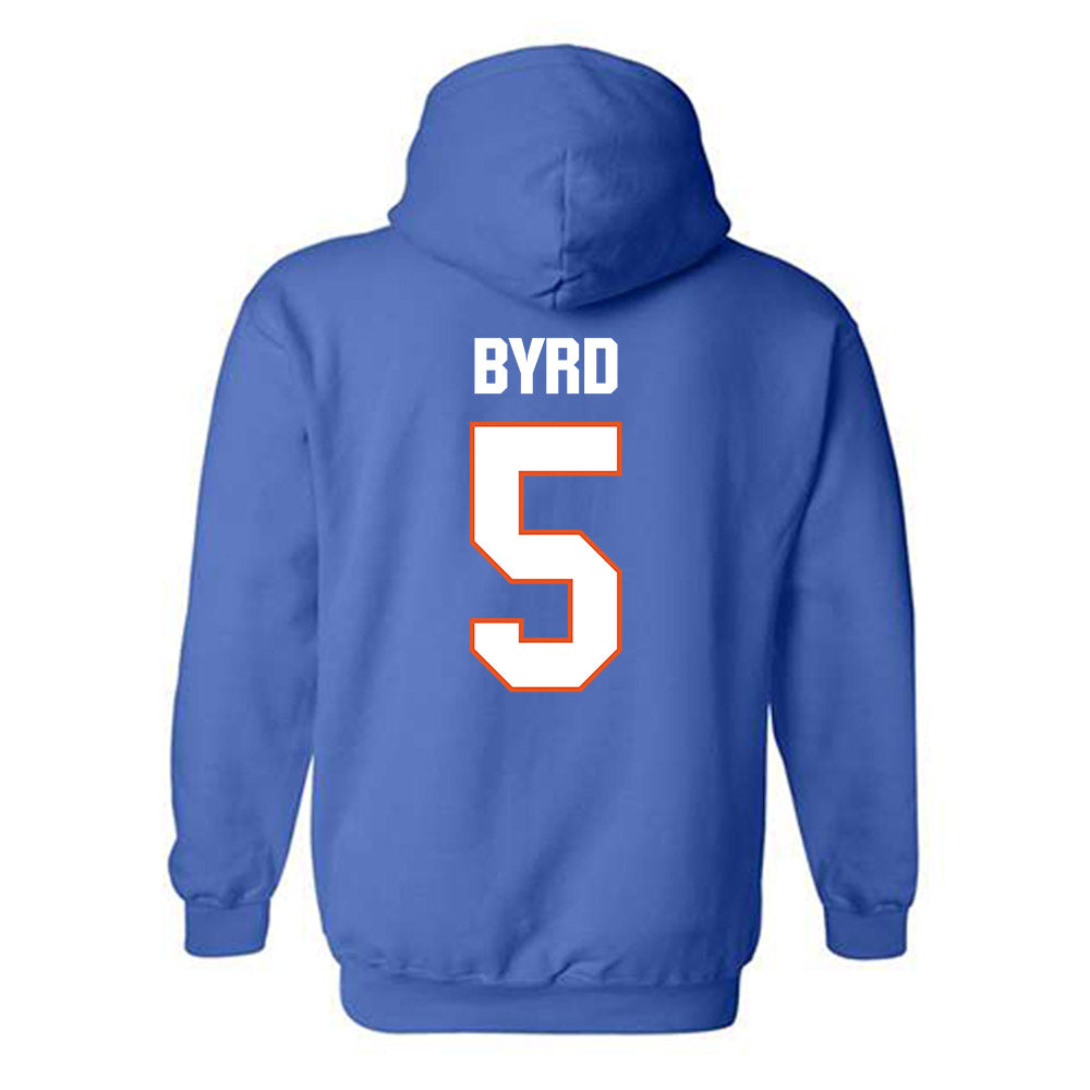 Virginia State - NCAA Football : Ajenavi Byrd - Classic Shersey Hooded Sweatshirt-1