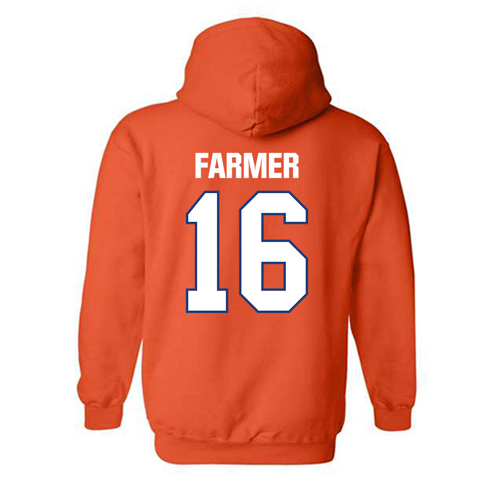 Virginia State - NCAA Men's Lacrosse : Christopher Farmer - Classic Shersey Hooded Sweatshirt-1