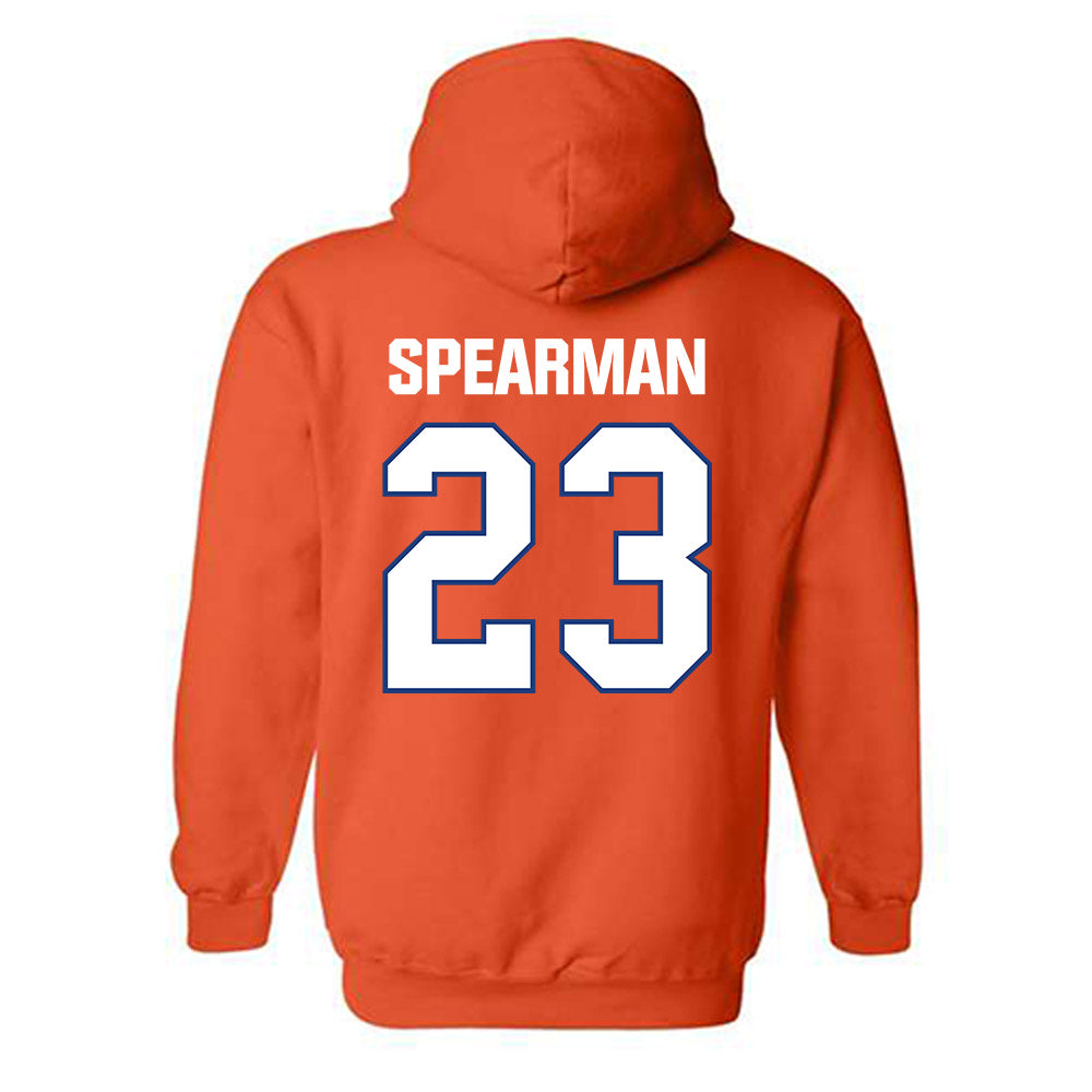 Virginia State - NCAA Women's Basketball : Kendahl Spearman - Classic Shersey Hooded Sweatshirt-1
