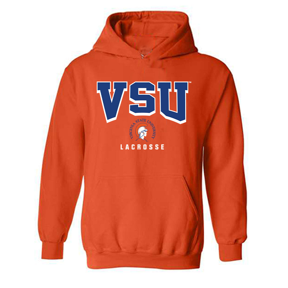 Virginia State - NCAA Men's Lacrosse : Christopher Farmer - Classic Shersey Hooded Sweatshirt-0