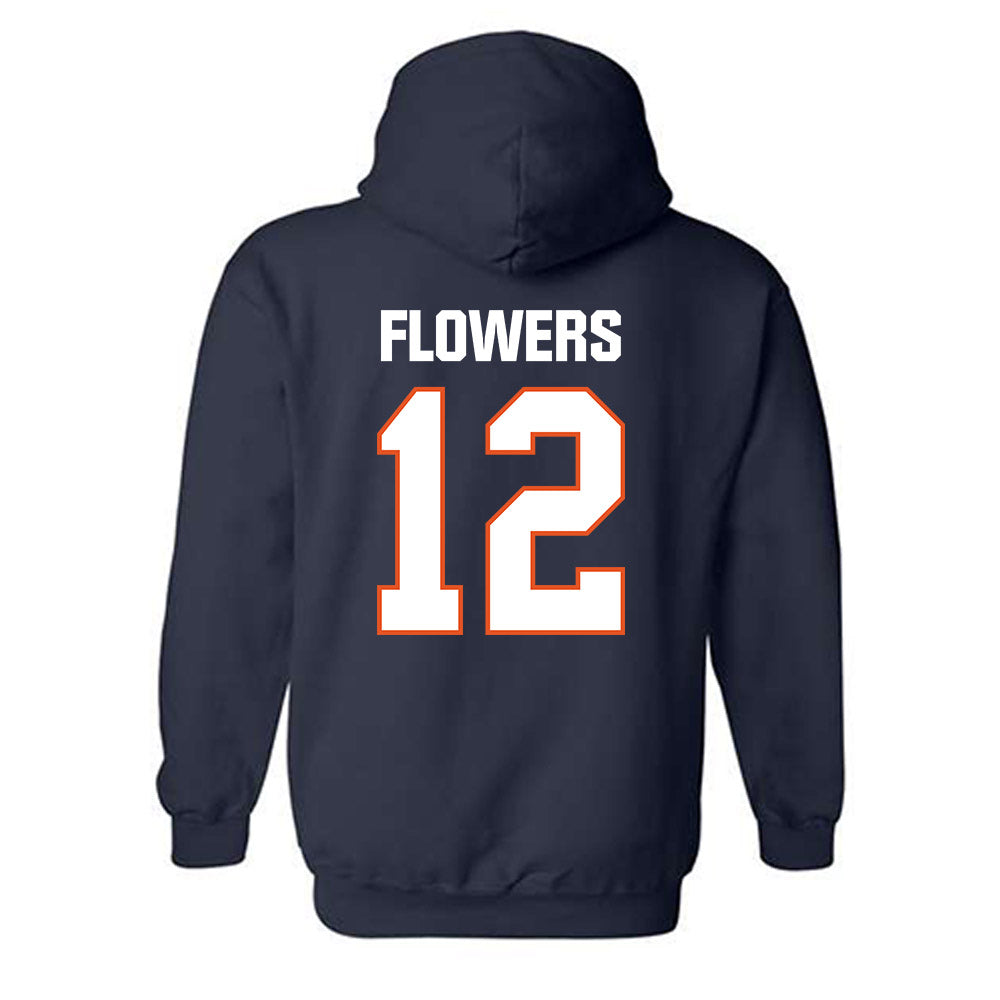 Virginia State - NCAA Men's Lacrosse : Antoine Flowers - Classic Shersey Hooded Sweatshirt-1
