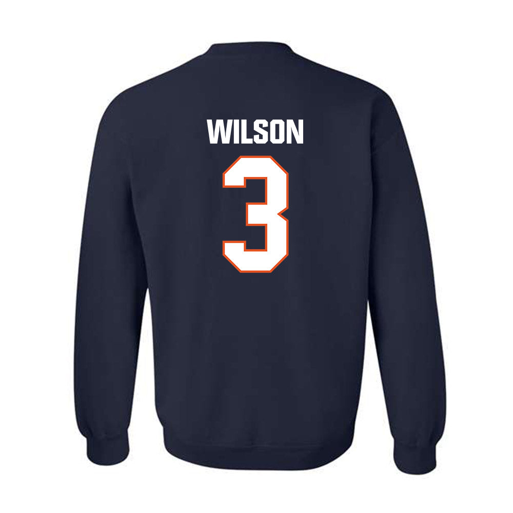 Virginia State - NCAA Football : Jeffrey Wilson - Classic Shersey Crewneck Sweatshirt-1