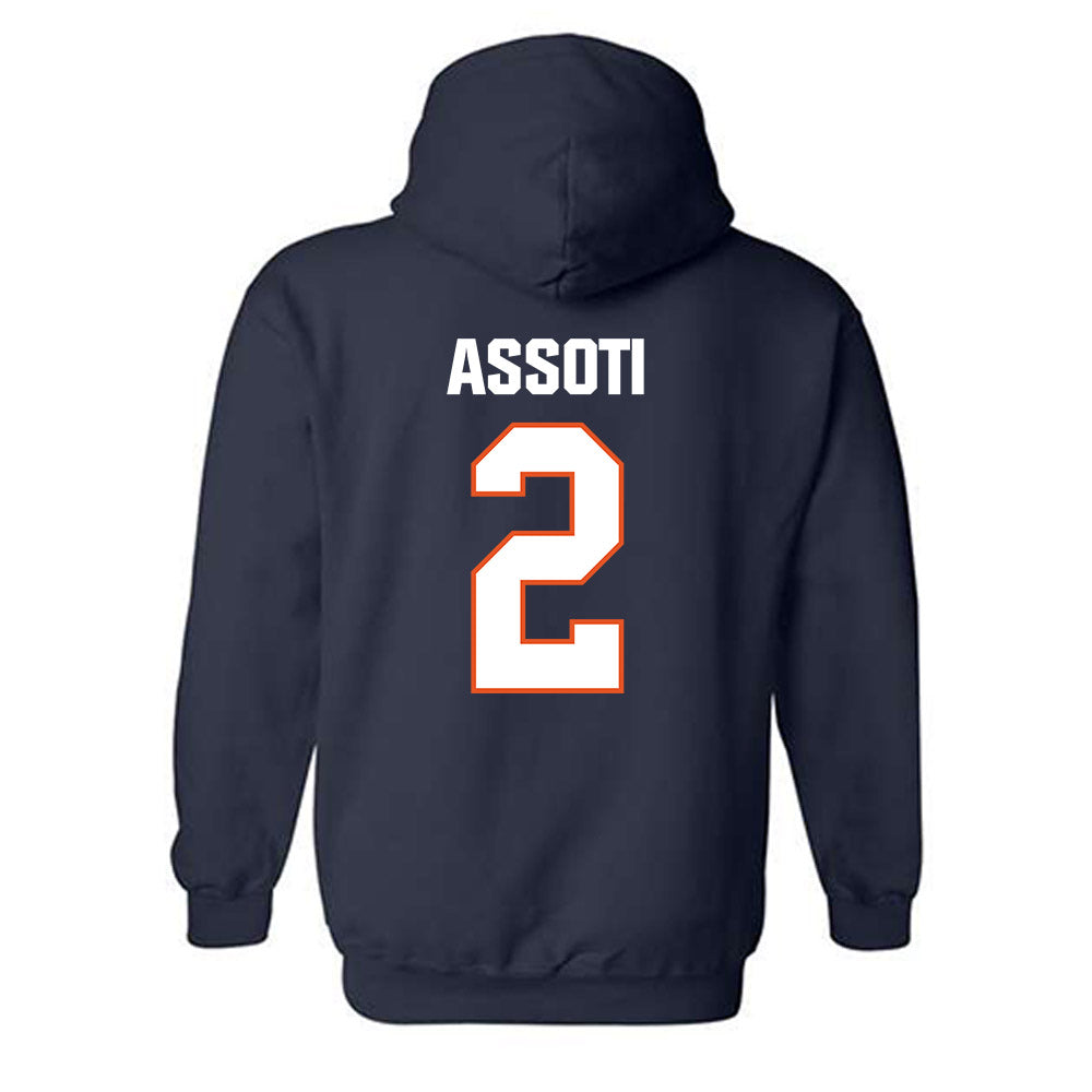 Virginia State - NCAA Men's Soccer : Neville Assoti - Classic Shersey Hooded Sweatshirt-1