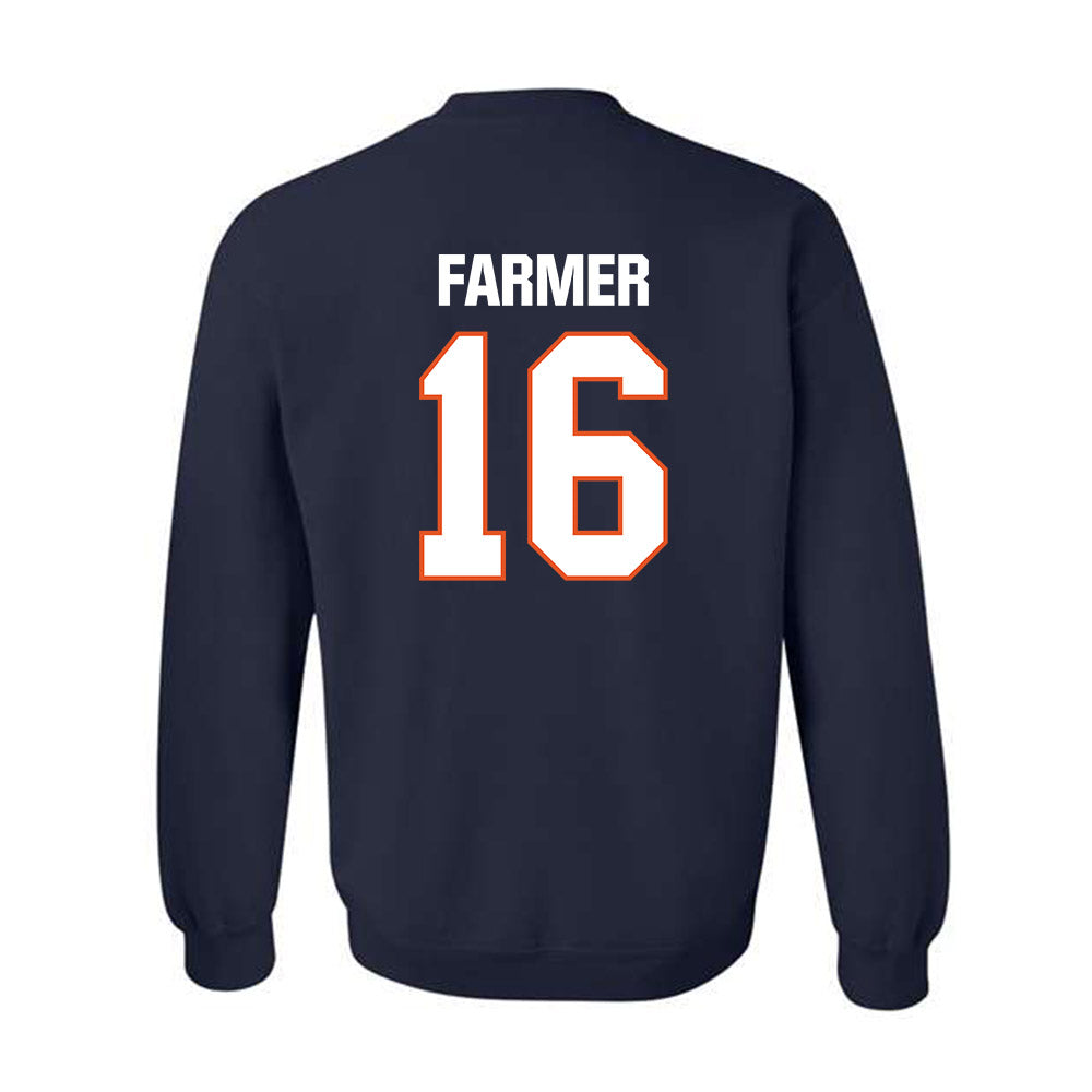 Virginia State - NCAA Men's Lacrosse : Christopher Farmer - Classic Shersey Crewneck Sweatshirt-1