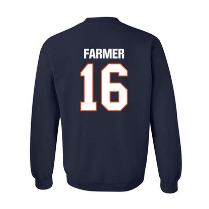 Virginia State - NCAA Men's Lacrosse : Christopher Farmer - Classic Shersey Crewneck Sweatshirt-1