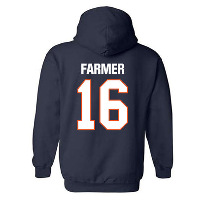 Virginia State - NCAA Men's Lacrosse : Christopher Farmer - Classic Shersey Hooded Sweatshirt-1