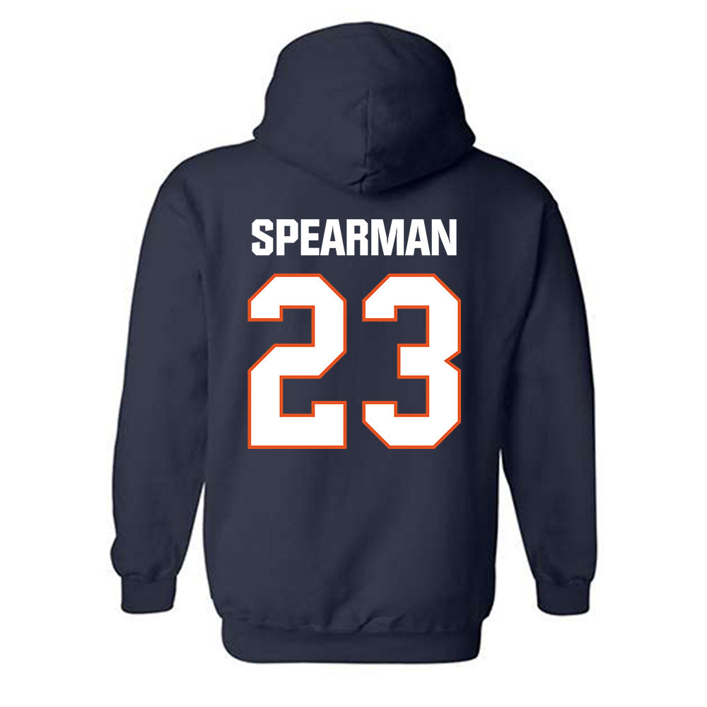 Virginia State - NCAA Women's Basketball : Kendahl Spearman - Classic Shersey Hooded Sweatshirt-1