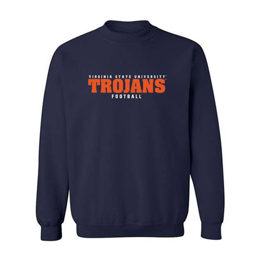 Virginia State - NCAA Football : Vysean Royster - Classic Shersey Crewneck Sweatshirt-0