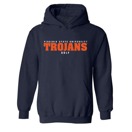 Virginia State - NCAA Men's Golf : Michael McIntosh - Classic Shersey Hooded Sweatshirt-0
