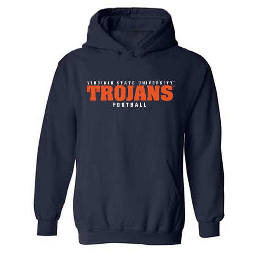 Virginia State - NCAA Football : Tavin Whitehead - Classic Shersey Hooded Sweatshirt-0