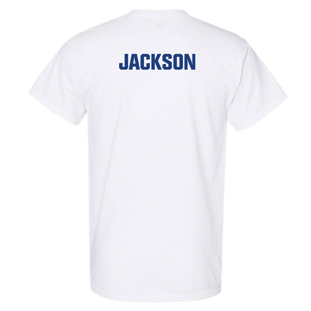 Virginia State - NCAA Men's Tennis : Justin Jackson - T-Shirt-1