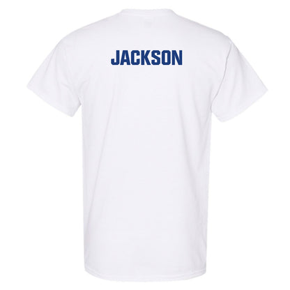 Virginia State - NCAA Men's Tennis : Justin Jackson - T-Shirt-1