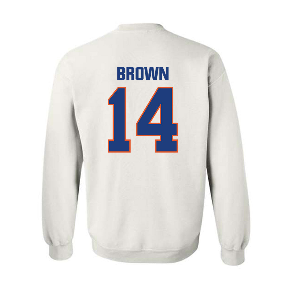 Virginia State - NCAA Men's Lacrosse : Bersham Brown - Crewneck Sweatshirt-1