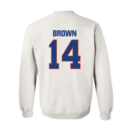 Virginia State - NCAA Men's Lacrosse : Bersham Brown - Crewneck Sweatshirt-1
