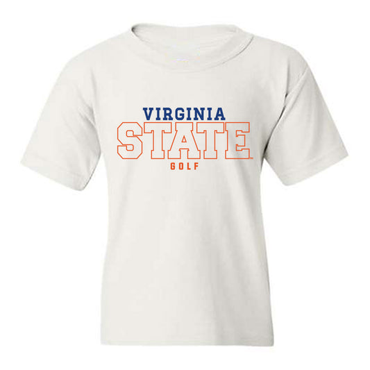 Virginia State - NCAA Men's Golf : David Chavez - Youth T-Shirt-0