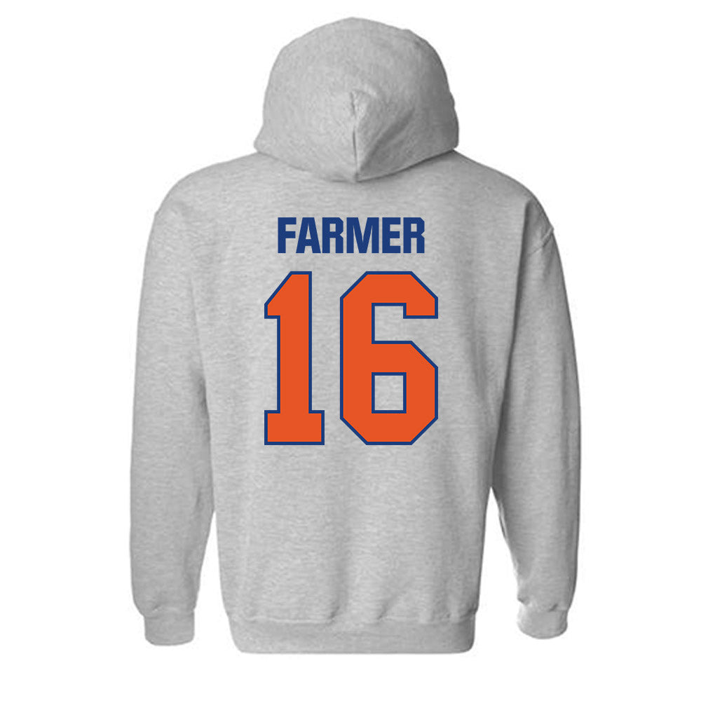 Virginia State - NCAA Men's Lacrosse : Christopher Farmer - Classic Shersey Hooded Sweatshirt-1