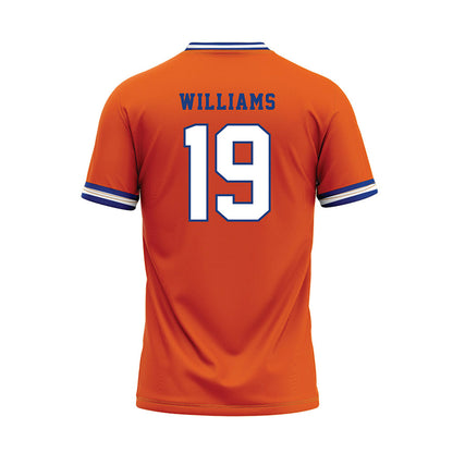 Virginia State - NCAA Baseball : Quez Williams - Orange Baseball Jersey-1