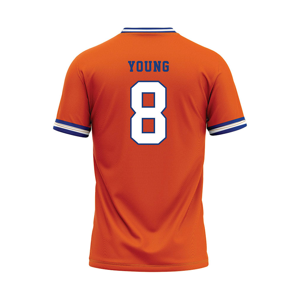 Virginia State - NCAA Baseball : Samuel Young - Orange Baseball Jersey-1