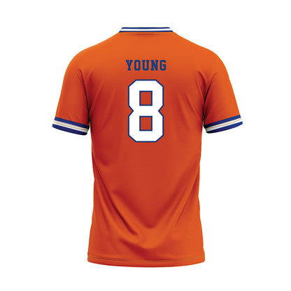 Virginia State - NCAA Baseball : Samuel Young - Orange Baseball Jersey-1