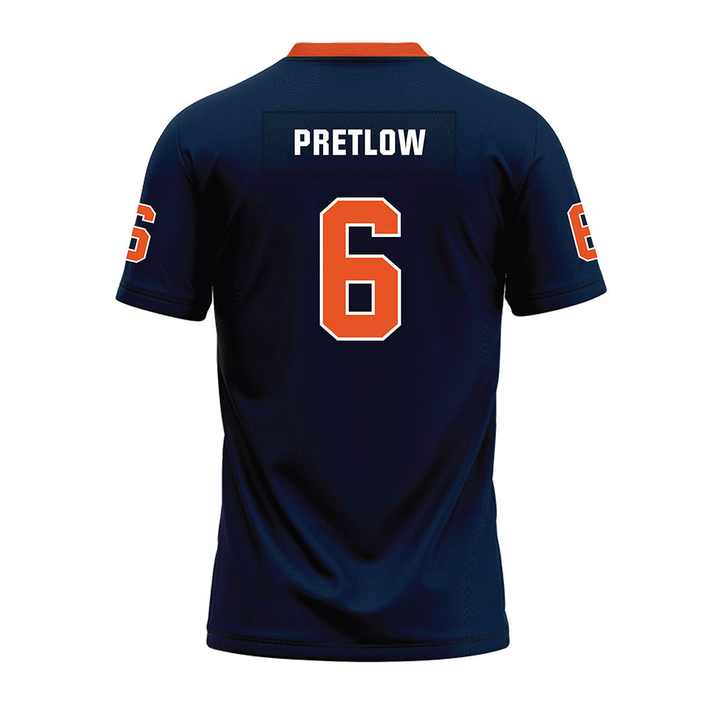 Virginia State - NCAA Football : Jaylen Pretlow - Premium Football Jersey-1