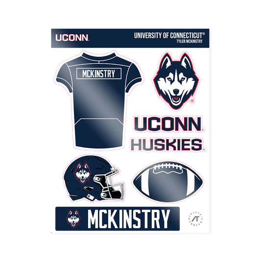 UConn - NCAA Football : Tyler McKinstry - Sticker Sheet-0