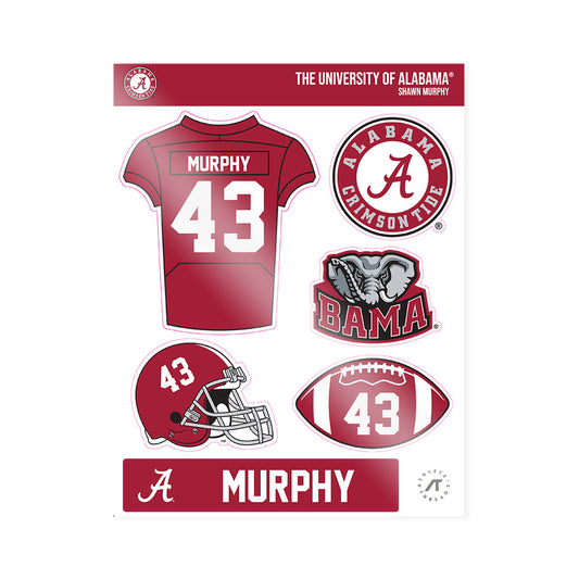 Alabama - NCAA Football : Shawn Murphy - Sticker Sheet-0