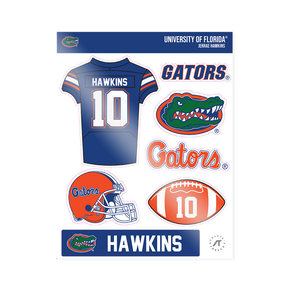 Florida - NCAA Football : Jerrae Hawkins - Sticker Sheet-0