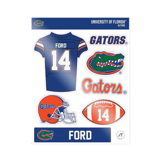 Florida - NCAA Football : KJ Ford - Sticker Sheet-0