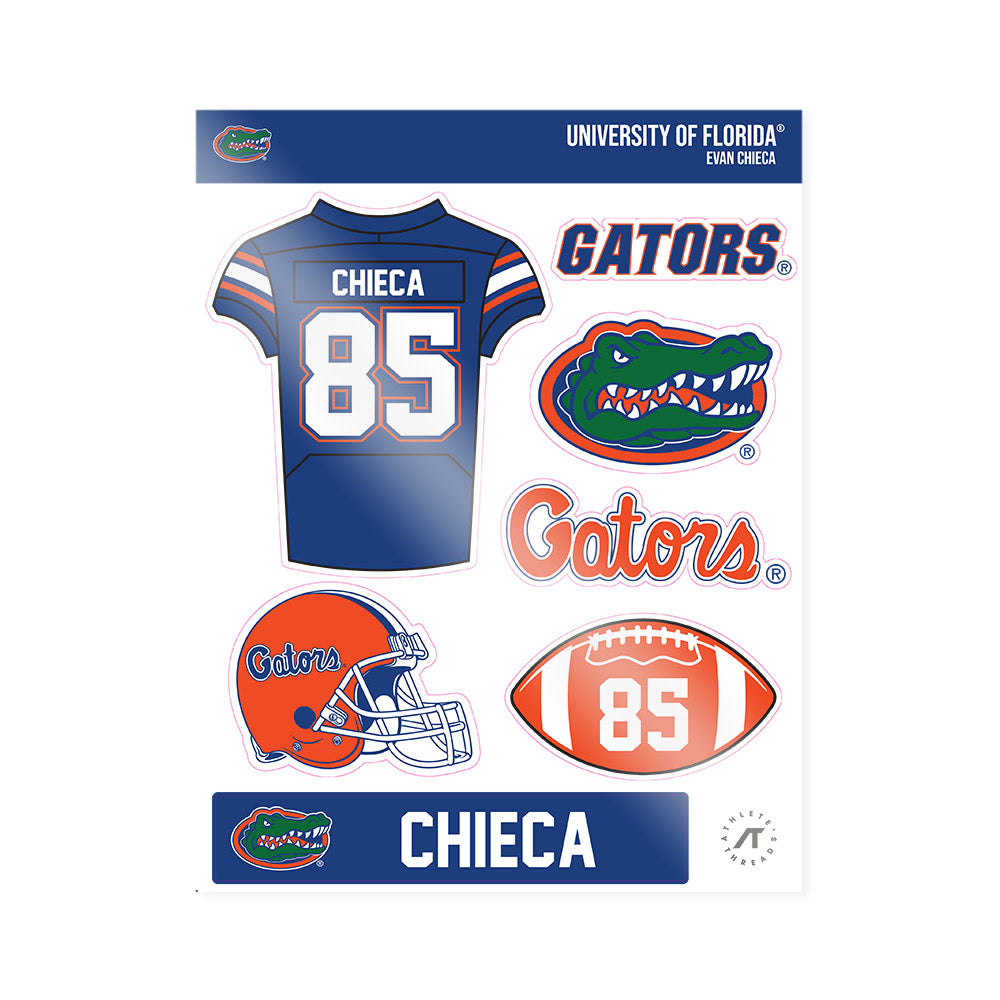 Florida - NCAA Football : Evan Chieca - Sticker Sheet-0