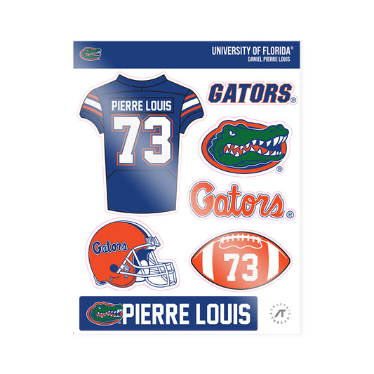 Florida - NCAA Football : Daniel Pierre Louis - Sticker Sheet-0