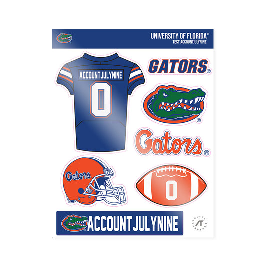 Florida - NCAA Football : Test AccountJulyNine - Sticker Sheet-0