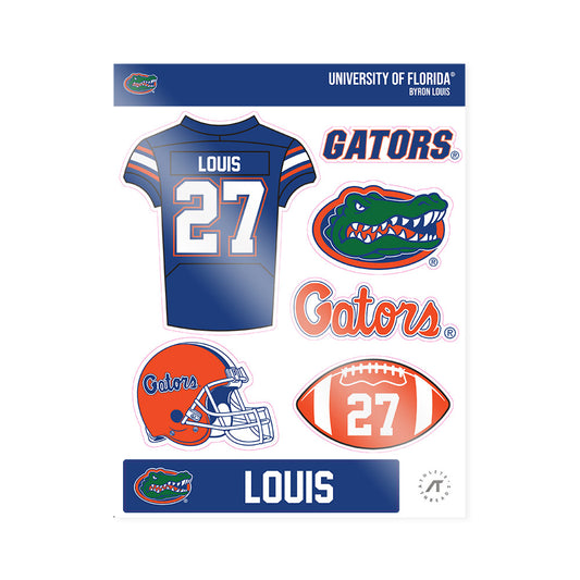 Florida - NCAA Football : Byron Louis - Sticker Sheet-0