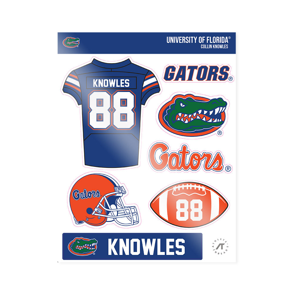 Florida - NCAA Football : Collin Knowles - Sticker Sheet-0