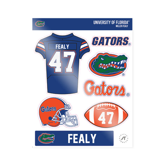 Florida - NCAA Football : Miller Fealy - Sticker Sheet-0