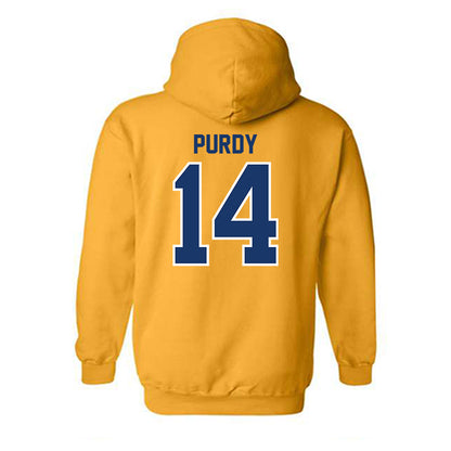 UNK - NCAA Women's Volleyball : Carly Purdy - Classic Shersey Hooded Sweatshirt-1