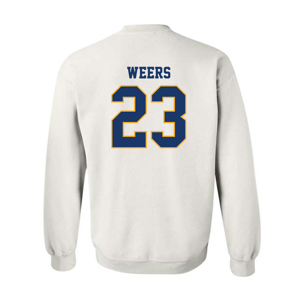 UNK - NCAA Women's Basketball : Myleigh Weers - Crewneck Sweatshirt-1