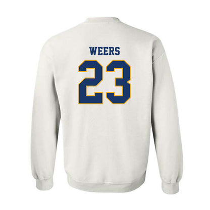 UNK - NCAA Women's Basketball : Myleigh Weers - Crewneck Sweatshirt-1
